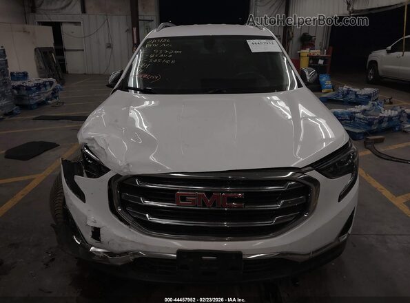 3GKALVEX0JL303108 2018 GMC TERRAIN Белый Вид щитка приборов