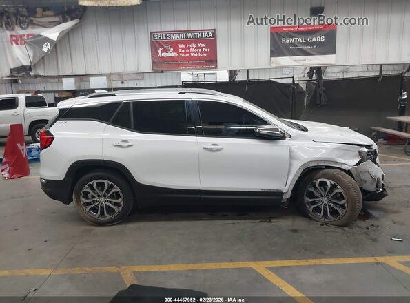 3GKALVEX0JL303108 2018 GMC TERRAIN Белый Вид задней части салона