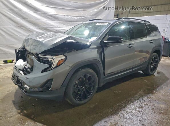 3GKALVEX2KL398305 2019 GMC TERRAIN Серый Передняя левая четверть