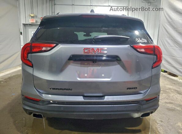 3GKALVEX2KL398305 2019 GMC TERRAIN Серый Вид сзади