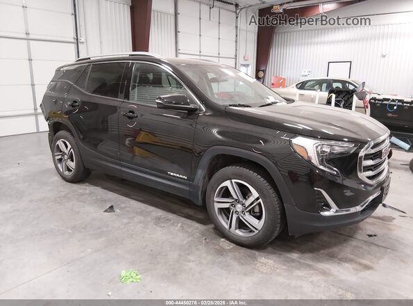 3GKALWEU4JL293663 2018 GMC TERRAIN Черный Передняя правая четверть