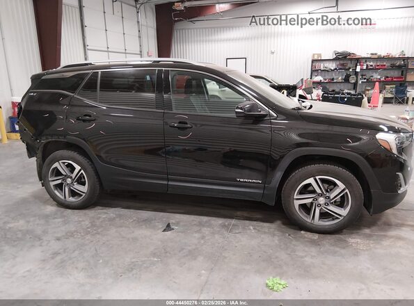 3GKALWEU4JL293663 2018 GMC TERRAIN Черный Вид задней части салона