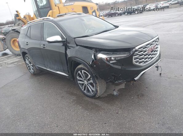 3GKALXEX0KL134382 2019 GMC TERRAIN Черный Передняя правая четверть