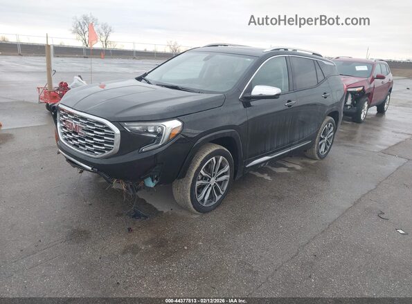3GKALXEX0KL134382 2019 GMC TERRAIN Черный Передняя левая четверть