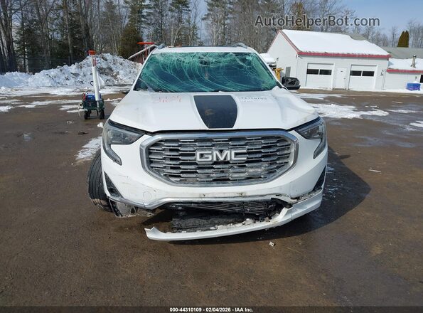 3GKALXEX5JL249008 2018 GMC TERRAIN Белый Вид щитка приборов