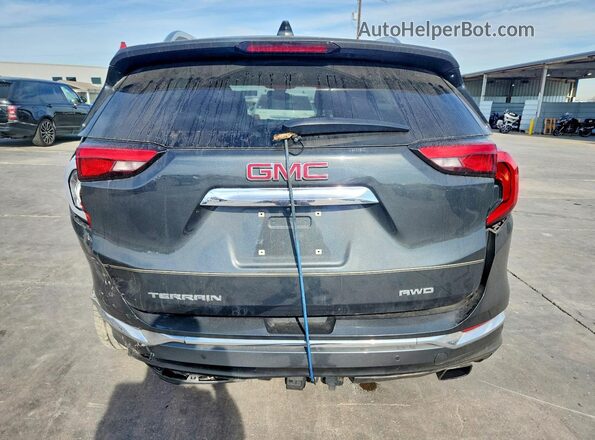3GKALXEX9JL235953 2018 GMC TERRAIN Серый Вид сзади