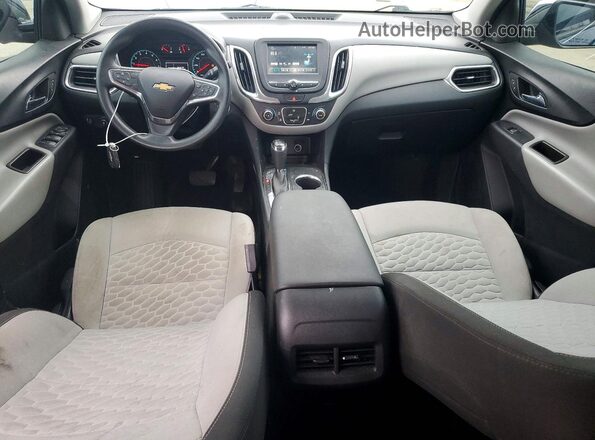 3GNAXHEV5JS609668 2018 CHEVROLET EQUINOX Синий Вид панели приборов