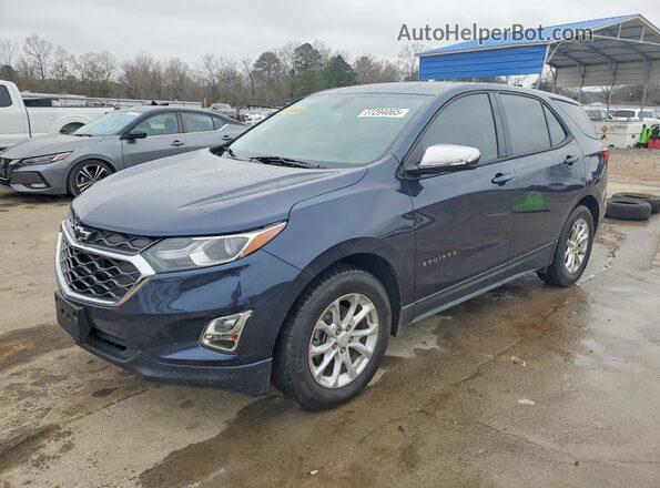 3GNAXHEV5JS609668 2018 CHEVROLET EQUINOX Синий Передняя левая четверть
