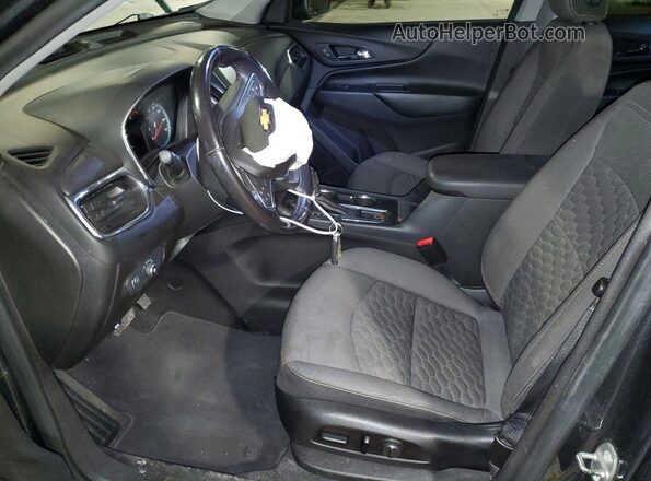3GNAXJEV7JS574493 2018 CHEVROLET EQUINOX Угольный Вид салона спереди