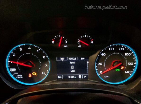 3GNAXJEV7JS574493 2018 CHEVROLET EQUINOX Угольный Вид щитка приборов