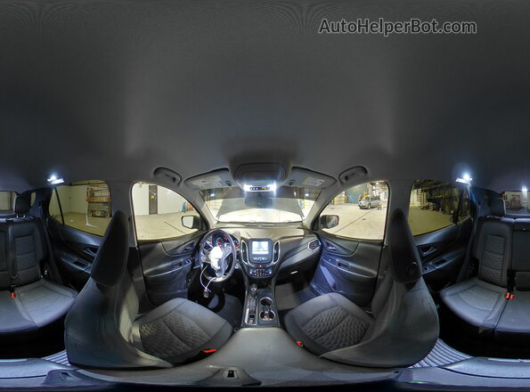 3GNAXJEV7JS574493 2018 CHEVROLET EQUINOX Угольный Панорамный вид салона 360°