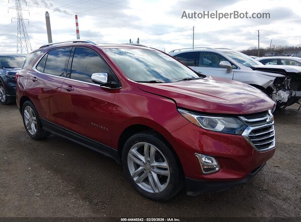 3GNAXNEV2KS504828 2019 CHEVROLET EQUINOX Красный Передняя правая четверть