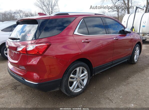 3GNAXNEV2KS504828 2019 CHEVROLET EQUINOX Красный Задняя правая четверть