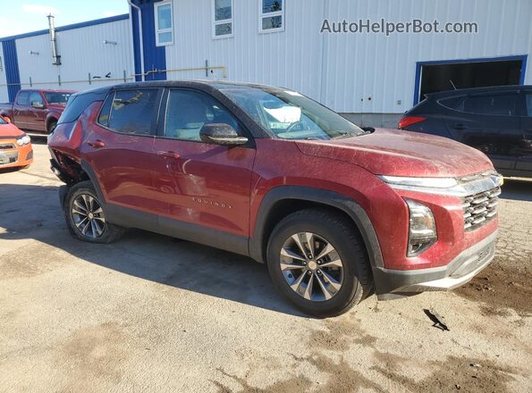 3GNAXPEG7SL113522 2025 CHEVROLET EQUINOX Темно-бордовый Передняя правая четверть