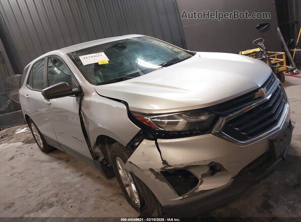 3GNAXSEV0MS182188 2021 CHEVROLET EQUINOX Серебряный Передняя правая четверть