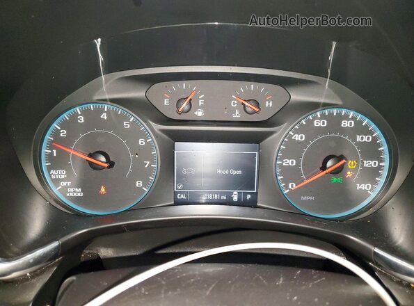 3GNAXTEX5JS504813 2018 CHEVROLET EQUINOX Silver ხელსაწყოთა პანელის ხედი