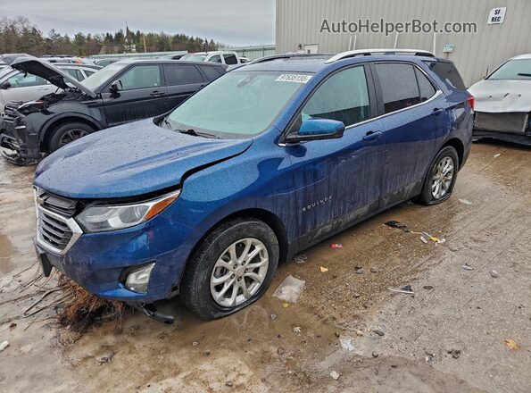 3GNAXUEV4ML385008 2021 CHEVROLET EQUINOX Синий Передняя левая четверть