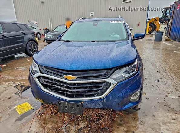 3GNAXUEV4ML385008 2021 CHEVROLET EQUINOX Синий Вид спереди