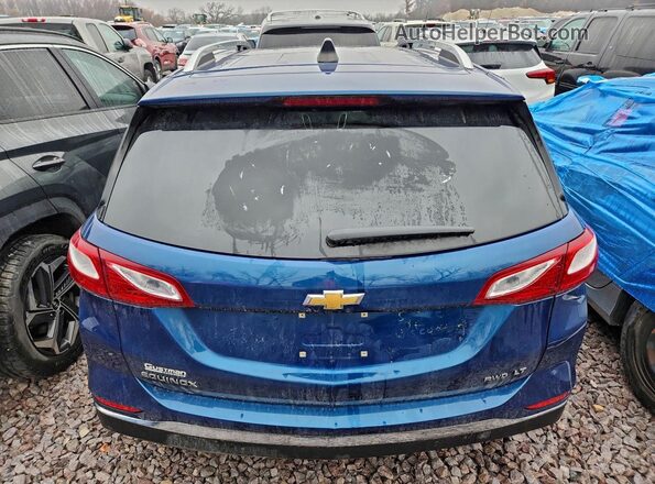 3GNAXUEV4ML385008 2021 CHEVROLET EQUINOX Синий Вид сзади