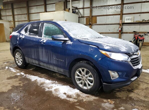3GNAXUEVXML347377 2021 CHEVROLET EQUINOX Синий Передняя правая четверть