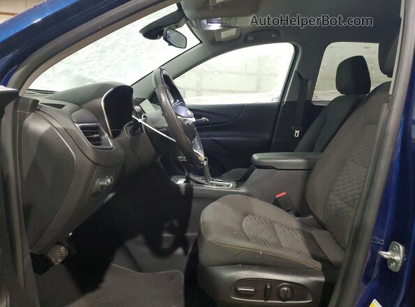 3GNAXUEVXML347377 2021 CHEVROLET EQUINOX Синий Вид салона спереди