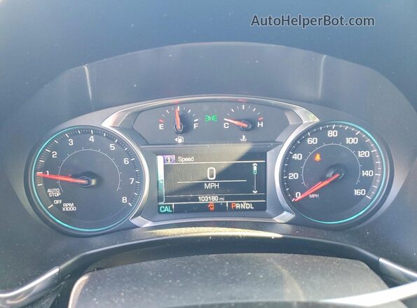 3GNAXVEV2JS513074 2018 CHEVROLET EQUINOX Серебряный Вид щитка приборов