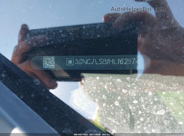 3GNCJLSB1HL162574 2017 CHEVROLET TRAX Красный Вид подкапотного пространства