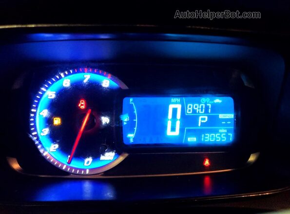 3GNCJLSB4GL229876 2016 CHEVROLET TRAX Бордовый Вид щитка приборов