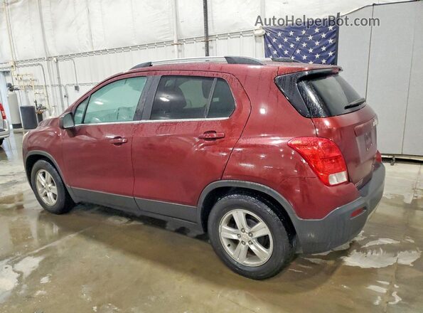 3GNCJLSB4GL229876 2016 CHEVROLET TRAX Бордовый Задняя левая четверть