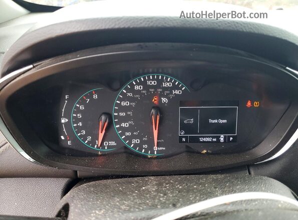 3GNCJLSB8KL158612 2019 CHEVROLET TRAX Red ხელსაწყოთა პანელის ხედი