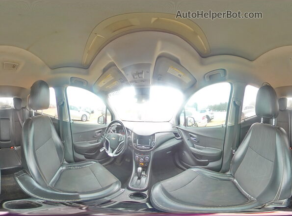 3GNCJLSB8KL158612 2019 CHEVROLET TRAX Red სალონის 360-გრადუსიანი ხედი