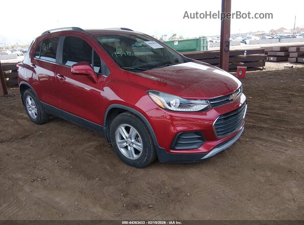 3GNCJLSB9JL274237 2018 CHEVROLET TRAX Красный Передняя правая четверть