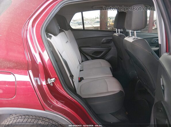 3GNCJLSB9JL274237 2018 CHEVROLET TRAX Красный Вид наклейки с VIN-кодом