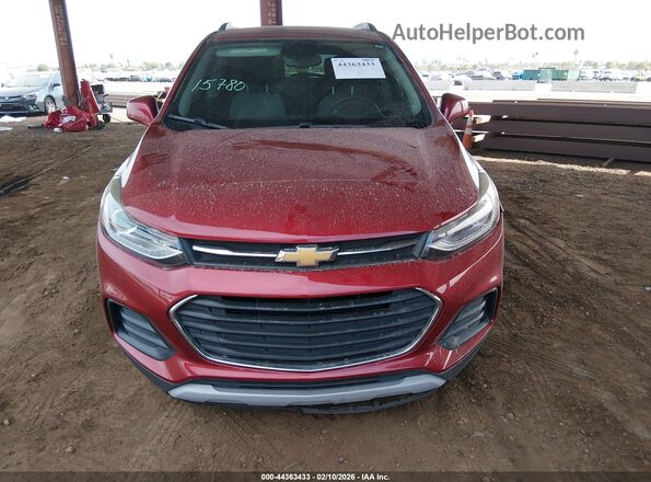 3GNCJLSB9JL274237 2018 CHEVROLET TRAX Красный Вид щитка приборов