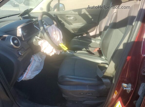 3GNCJPSB1GL140144 2016 CHEVROLET TRAX Красный Вид салона спереди