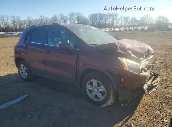 3GNCJPSB1GL140144 2016 CHEVROLET TRAX Красный Передняя правая четверть