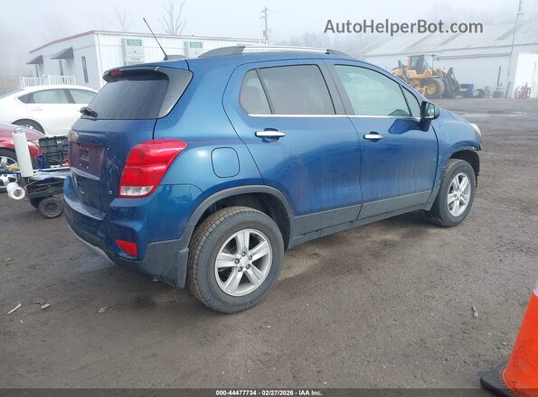 3GNCJPSB3KL305992 2019 CHEVROLET TRAX Синий Задняя правая четверть