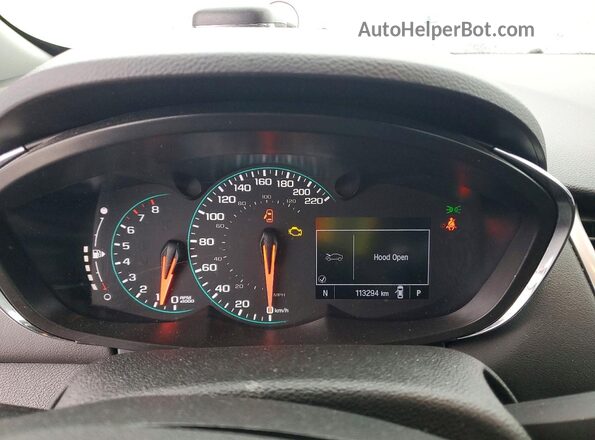 3GNCJPSB7KL326344 2019 CHEVROLET TRAX Белый Вид щитка приборов