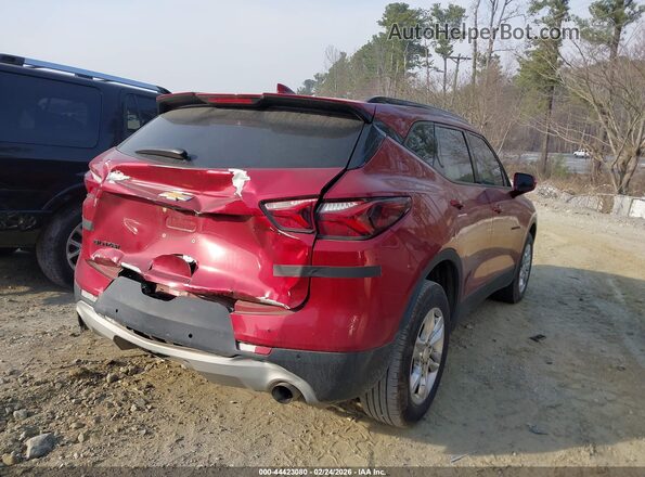3GNKBBRA5LS561552 2020 CHEVROLET BLAZER Красный Задняя правая четверть