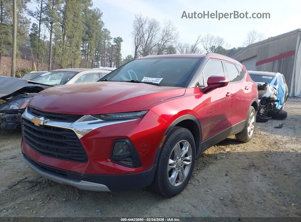 3GNKBBRA5LS561552 2020 CHEVROLET BLAZER Красный Передняя левая четверть