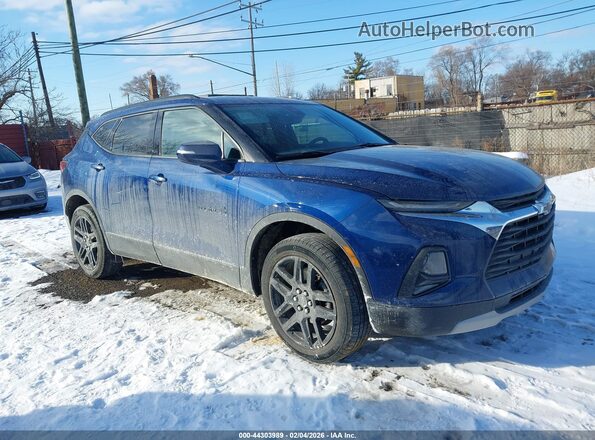 3GNKBCR46NS170428 2022 CHEVROLET BLAZER Синий Передняя правая четверть