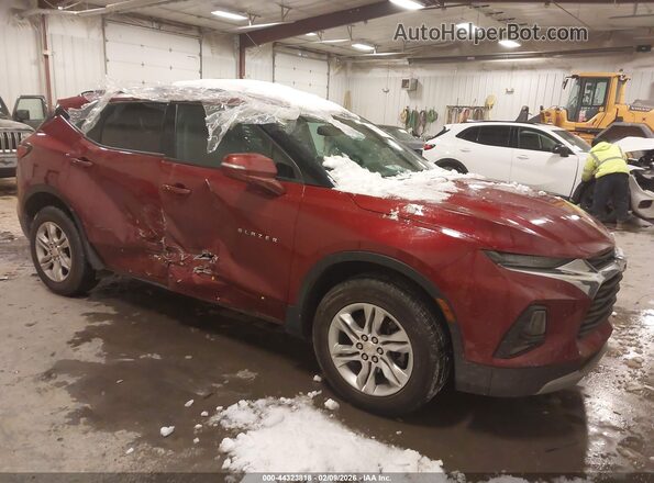 3GNKBCRS5LS668129 2020 CHEVROLET BLAZER Burgundy Przód prawy