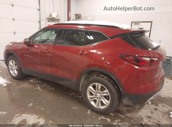 3GNKBCRS5LS668129 2020 CHEVROLET BLAZER Burgundy Tył lewy