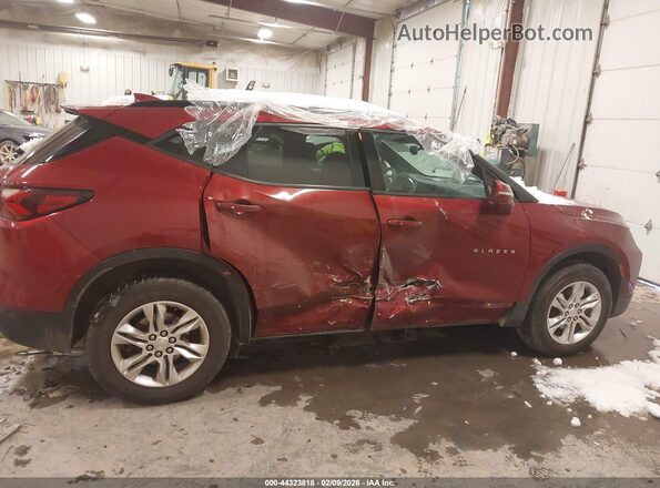 3GNKBCRS5LS668129 2020 CHEVROLET BLAZER Burgundy Widok wnętrza z tyłu