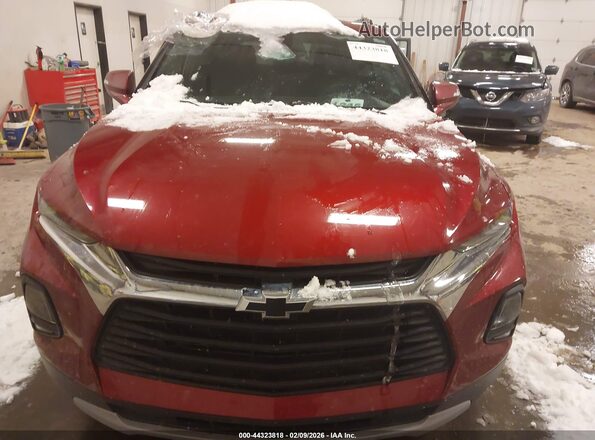 3GNKBCRS5LS668129 2020 CHEVROLET BLAZER Burgundy Widok zestawu wskaźników