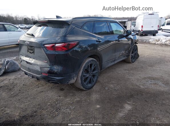3GNKBERS2KS670561 2019 CHEVROLET BLAZER Черный Задняя правая четверть