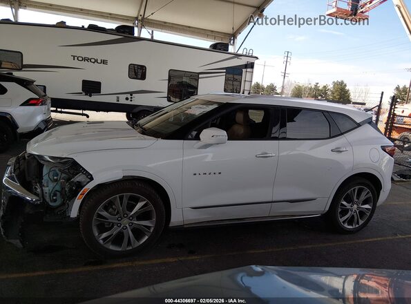 3GNKBFRS3KS700107 2019 CHEVROLET BLAZER White Панорамний вид салону 360°
