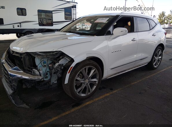 3GNKBFRS3KS700107 2019 CHEVROLET BLAZER White Передня ліва чверть