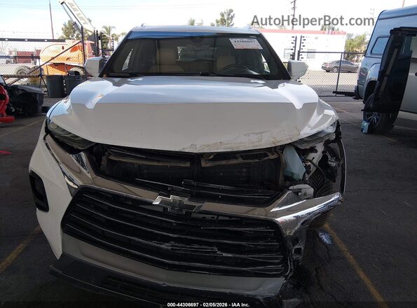 3GNKBFRS3KS700107 2019 CHEVROLET BLAZER White Вид щитка приладів