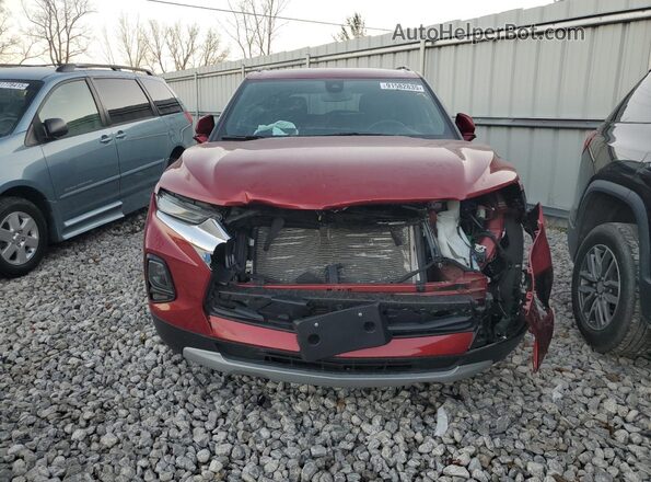 3GNKBHR41NS157745 2022 CHEVROLET BLAZER Бордовый Вид спереди